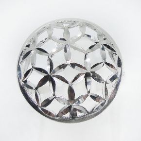 Кольцо серебро 925 грань 1