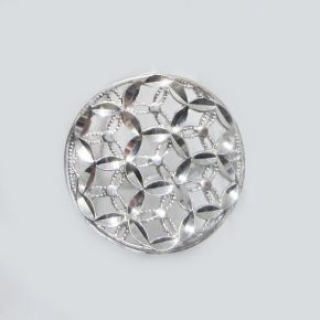 Кольцо серебро 925 грань 7