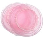 Органза подарочная "бант" диаметром 25 см розовая