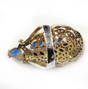 Кольцо из серебра и бронзы "Великолепный Век" MS014