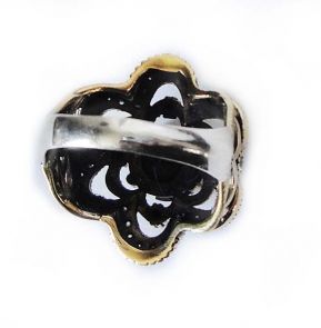Кольцо из серебра и бронзы "Великолепный Век" MS027