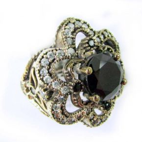 Кольцо из серебра и бронзы "Великолепный Век" MS015